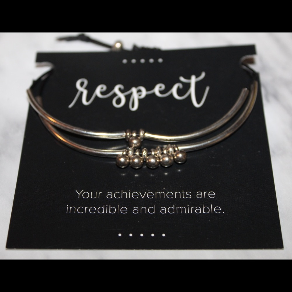 BRAND NEW lizzy james respect bracelet